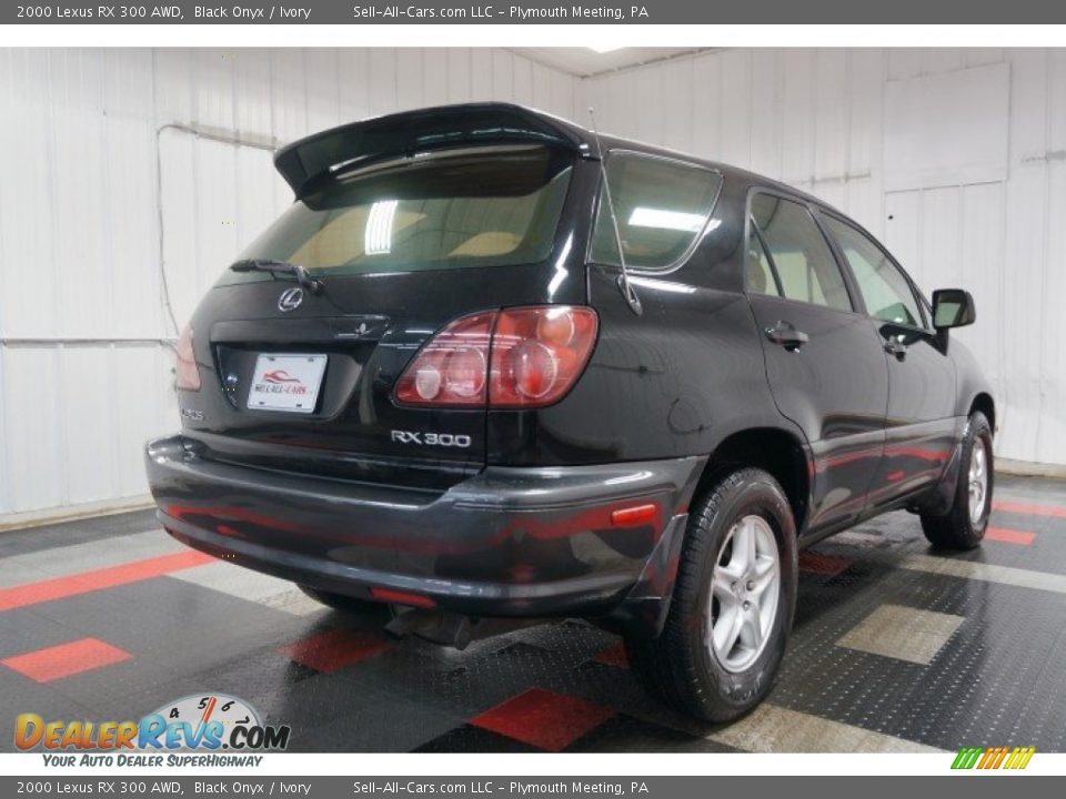2000 Lexus RX 300 AWD Black Onyx / Ivory Photo #8