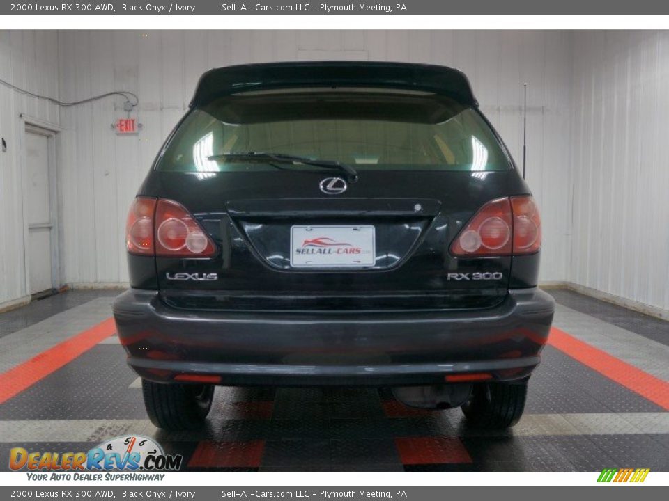 2000 Lexus RX 300 AWD Black Onyx / Ivory Photo #9