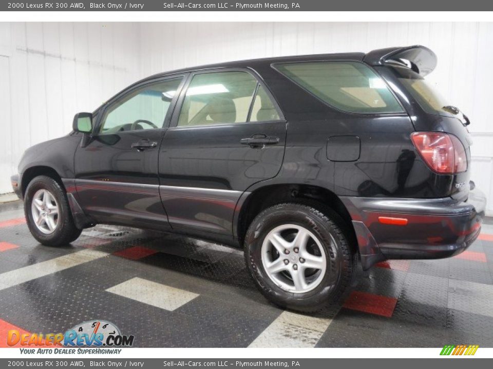 2000 Lexus RX 300 AWD Black Onyx / Ivory Photo #11