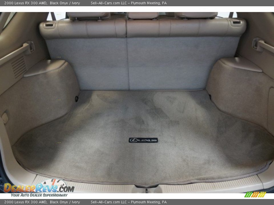 2000 Lexus RX 300 AWD Black Onyx / Ivory Photo #18
