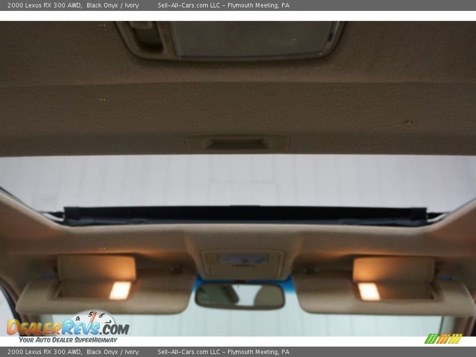 2000 Lexus RX 300 AWD Black Onyx / Ivory Photo #20