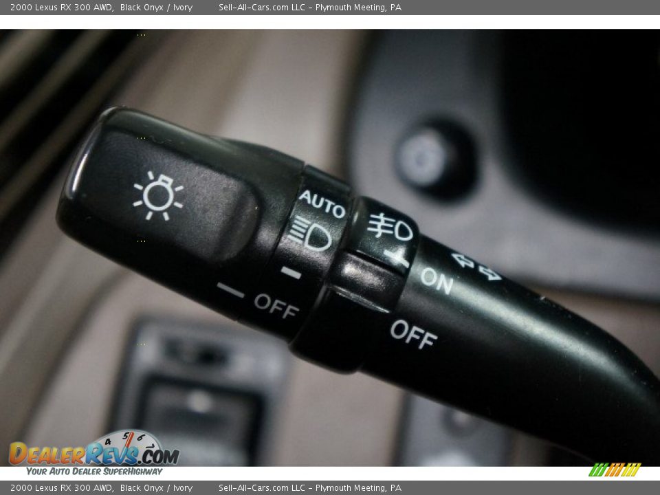 2000 Lexus RX 300 AWD Black Onyx / Ivory Photo #23