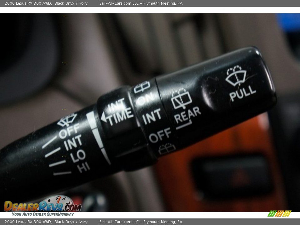 2000 Lexus RX 300 AWD Black Onyx / Ivory Photo #24