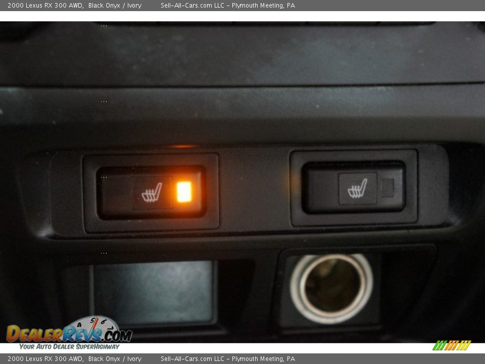 2000 Lexus RX 300 AWD Black Onyx / Ivory Photo #30