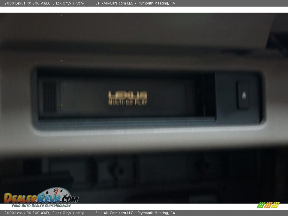 2000 Lexus RX 300 AWD Black Onyx / Ivory Photo #31