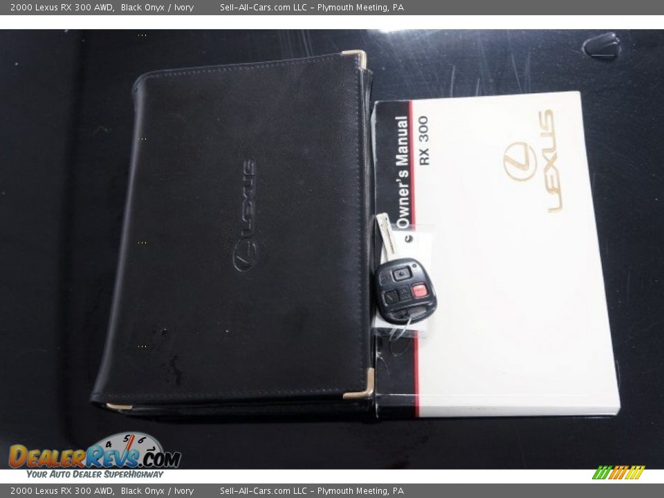 2000 Lexus RX 300 AWD Black Onyx / Ivory Photo #32