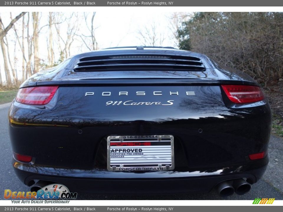 2013 Porsche 911 Carrera S Cabriolet Black / Black Photo #9