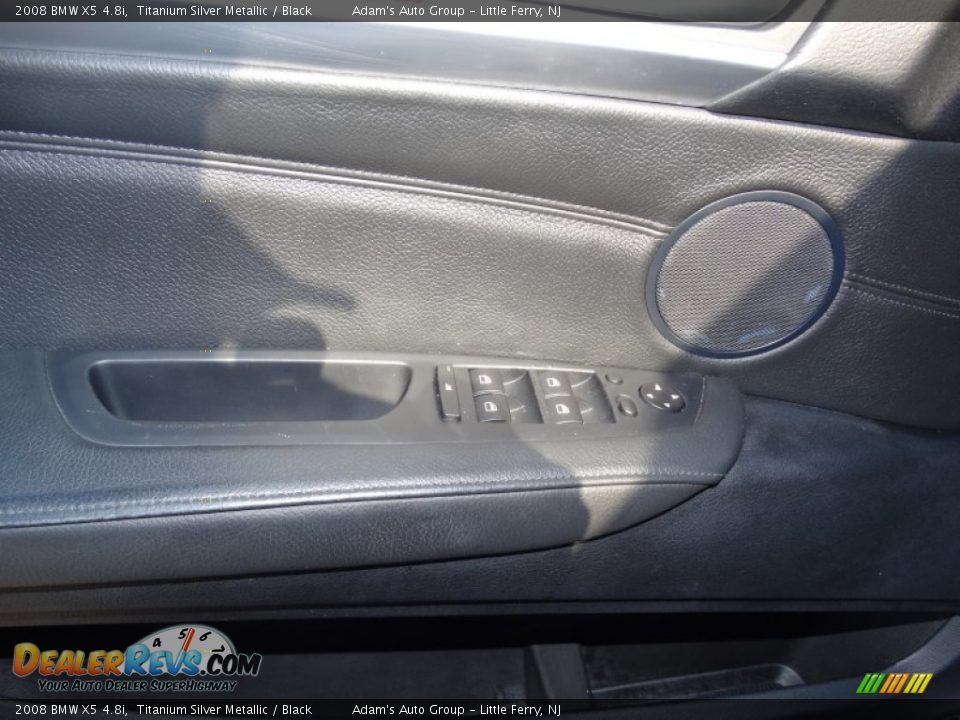 2008 BMW X5 4.8i Titanium Silver Metallic / Black Photo #6