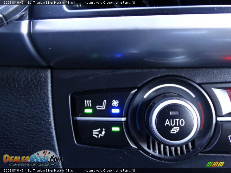 2008 BMW X5 4.8i Titanium Silver Metallic / Black Photo #14