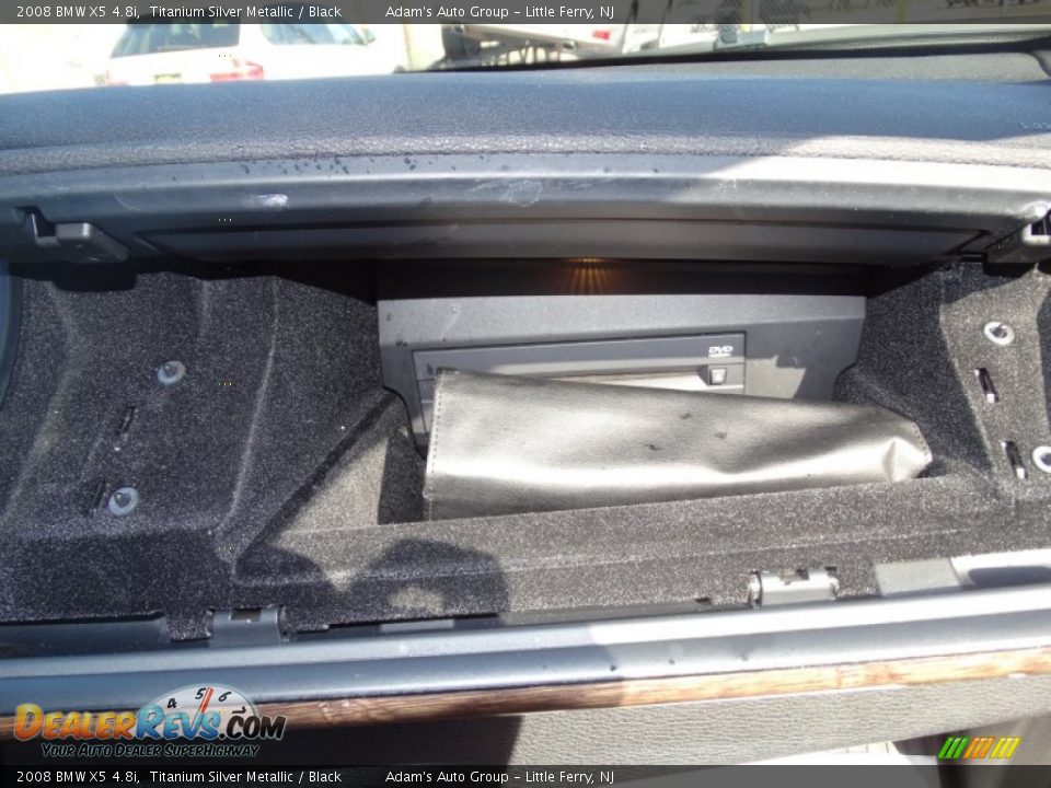 2008 BMW X5 4.8i Titanium Silver Metallic / Black Photo #19