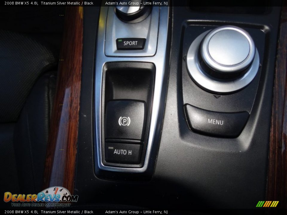 2008 BMW X5 4.8i Titanium Silver Metallic / Black Photo #21