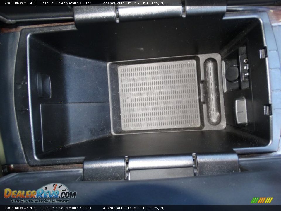2008 BMW X5 4.8i Titanium Silver Metallic / Black Photo #22
