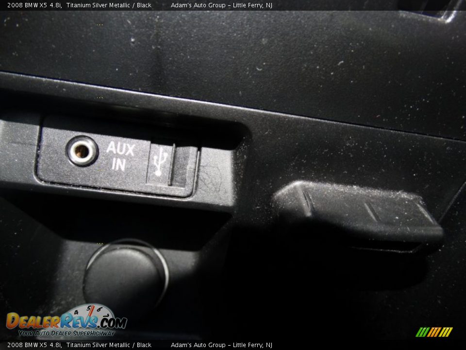 2008 BMW X5 4.8i Titanium Silver Metallic / Black Photo #23