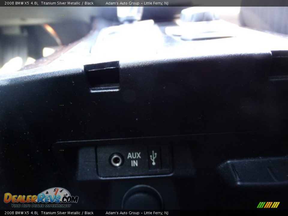 2008 BMW X5 4.8i Titanium Silver Metallic / Black Photo #24