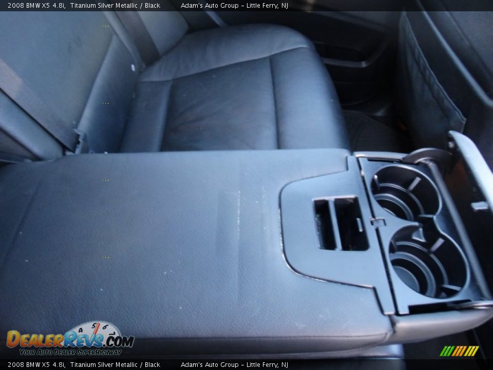 2008 BMW X5 4.8i Titanium Silver Metallic / Black Photo #27