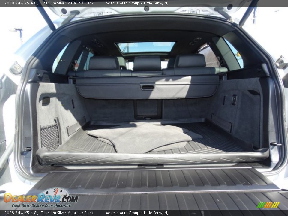2008 BMW X5 4.8i Titanium Silver Metallic / Black Photo #33