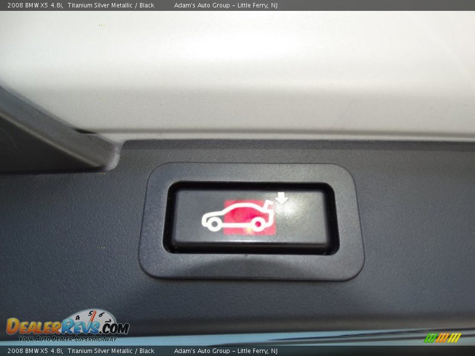 2008 BMW X5 4.8i Titanium Silver Metallic / Black Photo #35