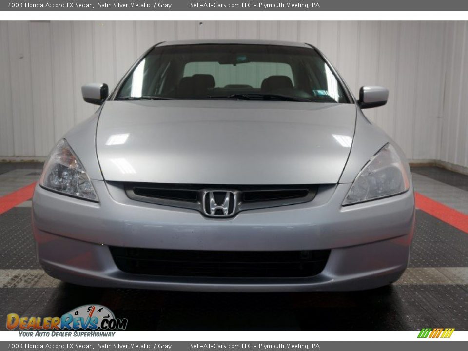 2003 Honda Accord LX Sedan Satin Silver Metallic / Gray Photo #4