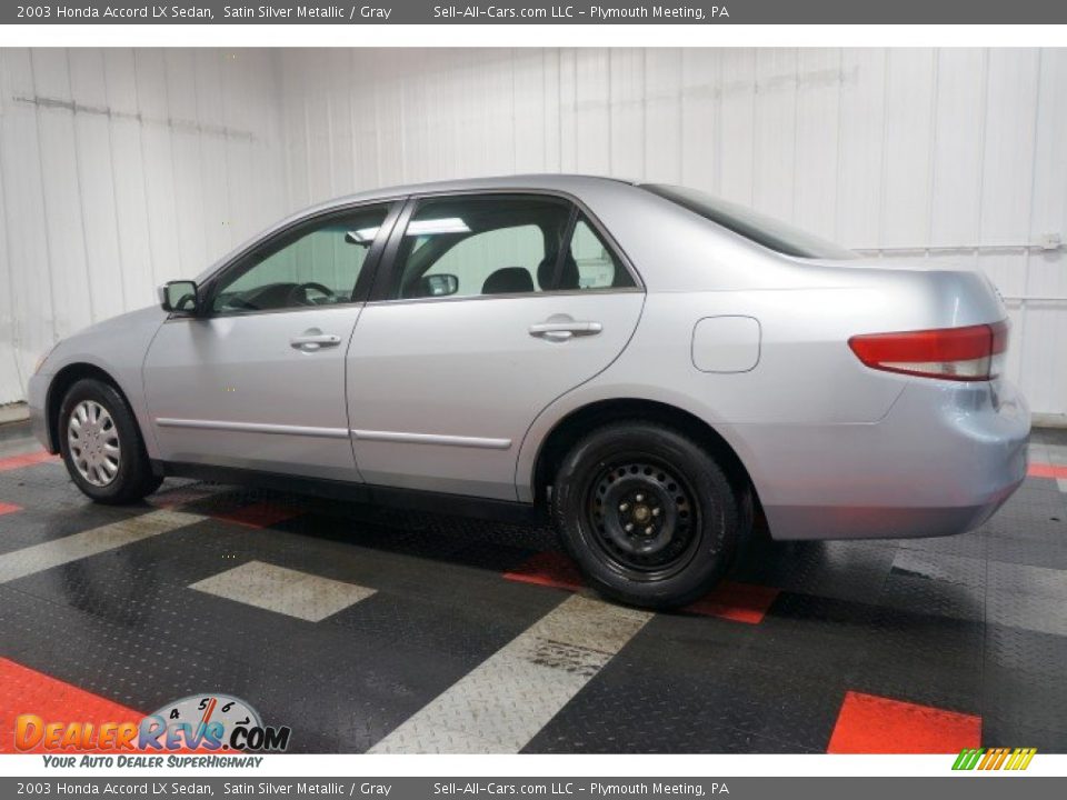 2003 Honda Accord LX Sedan Satin Silver Metallic / Gray Photo #11