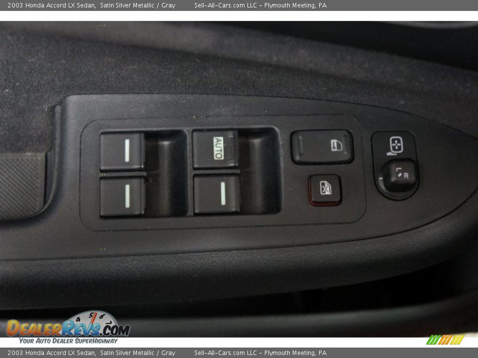 2003 Honda Accord LX Sedan Satin Silver Metallic / Gray Photo #13