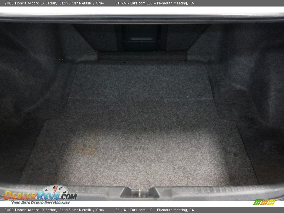 2003 Honda Accord LX Sedan Satin Silver Metallic / Gray Photo #18