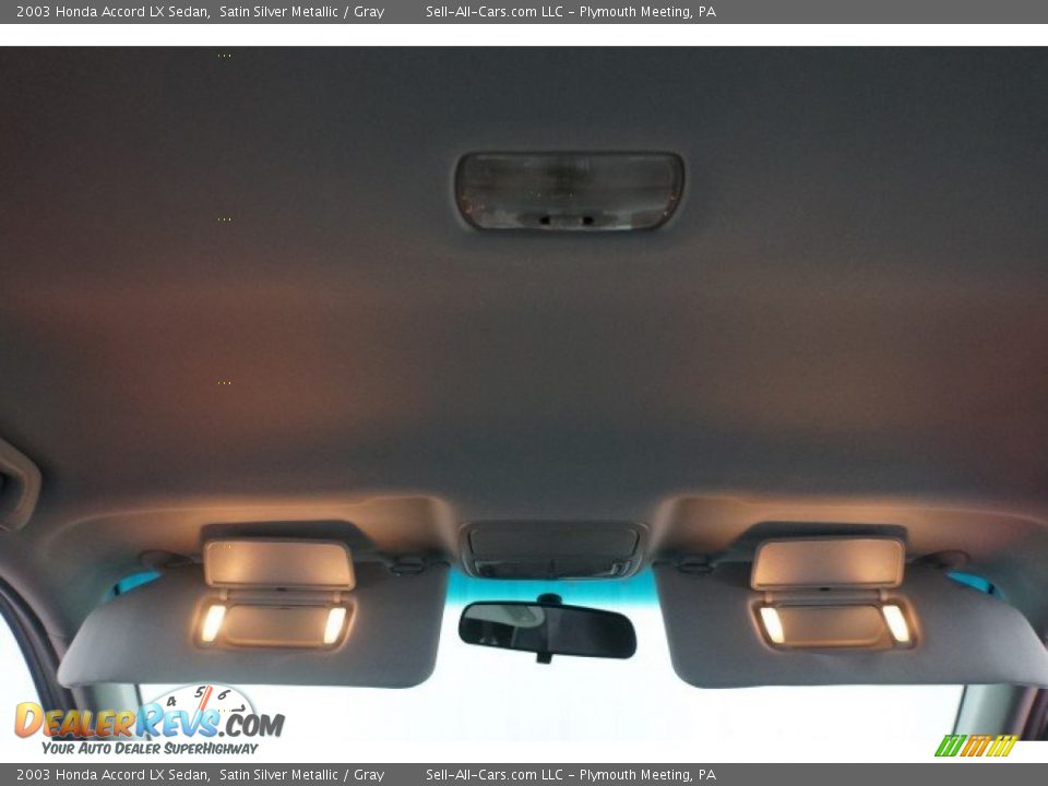 2003 Honda Accord LX Sedan Satin Silver Metallic / Gray Photo #20