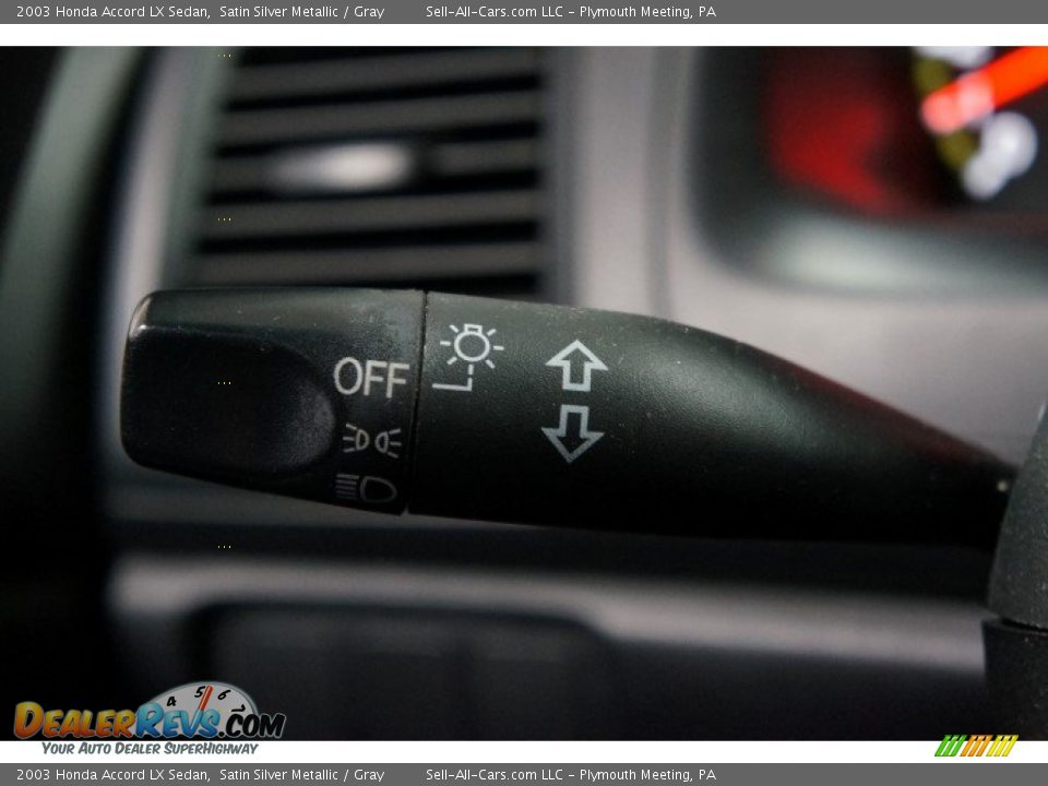 2003 Honda Accord LX Sedan Satin Silver Metallic / Gray Photo #23