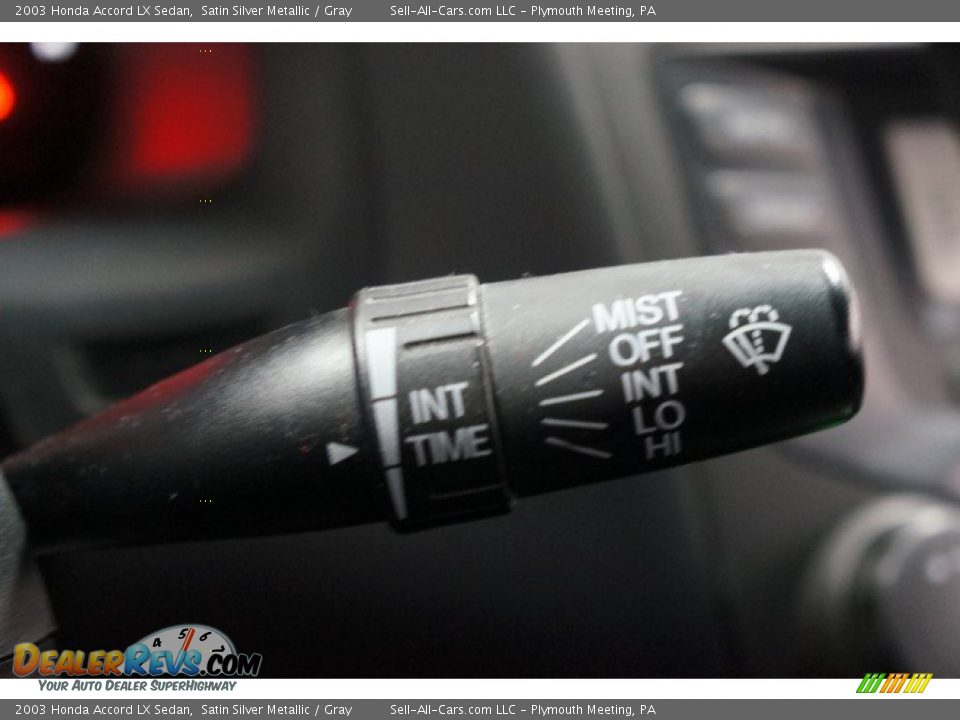 2003 Honda Accord LX Sedan Satin Silver Metallic / Gray Photo #24