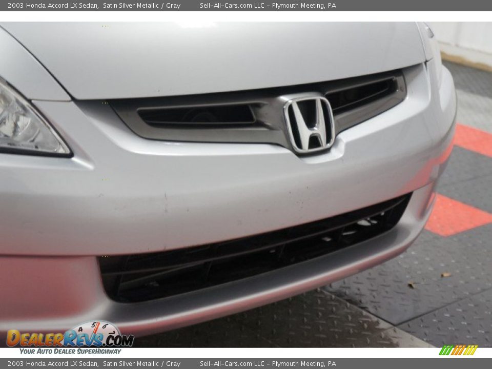 2003 Honda Accord LX Sedan Satin Silver Metallic / Gray Photo #33