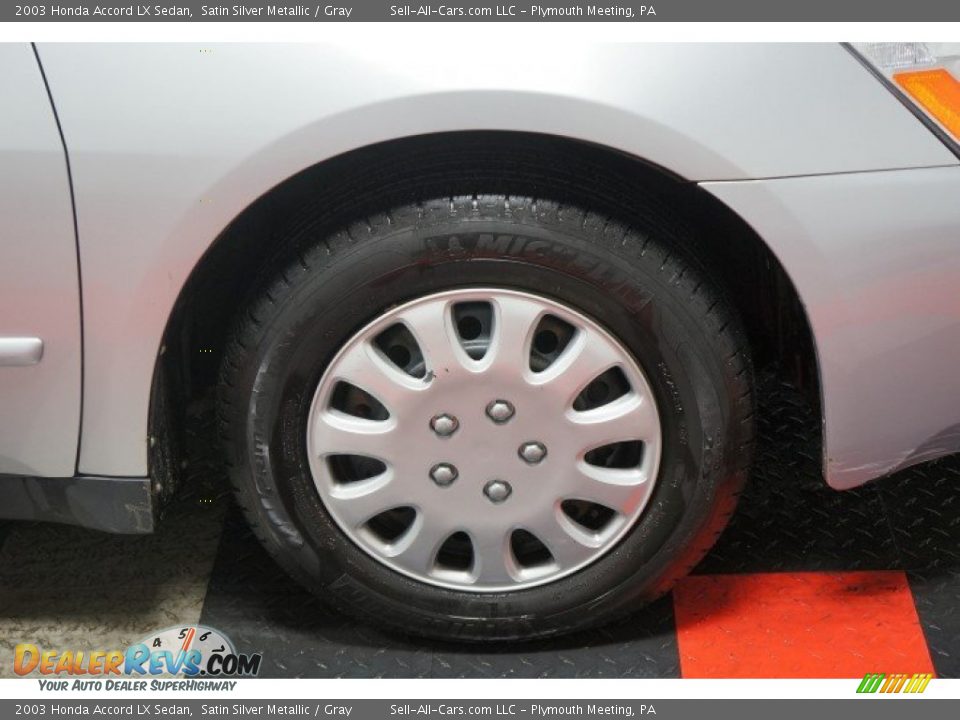 2003 Honda Accord LX Sedan Satin Silver Metallic / Gray Photo #36