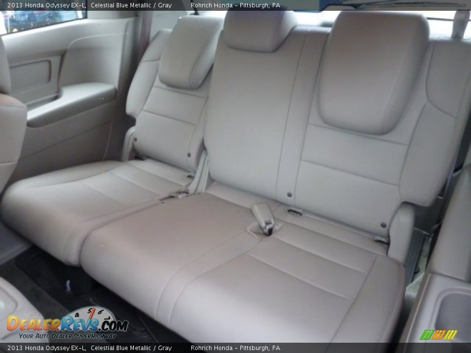 2013 Honda Odyssey EX-L Celestial Blue Metallic / Gray Photo #19