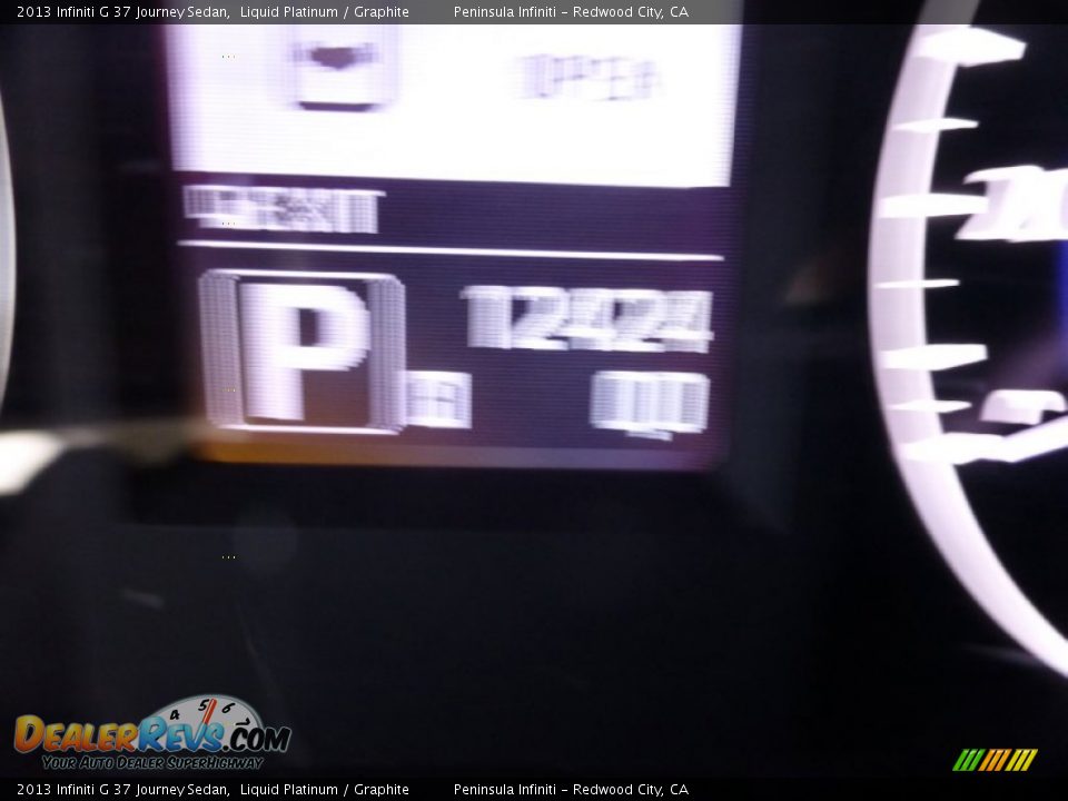2013 Infiniti G 37 Journey Sedan Liquid Platinum / Graphite Photo #8