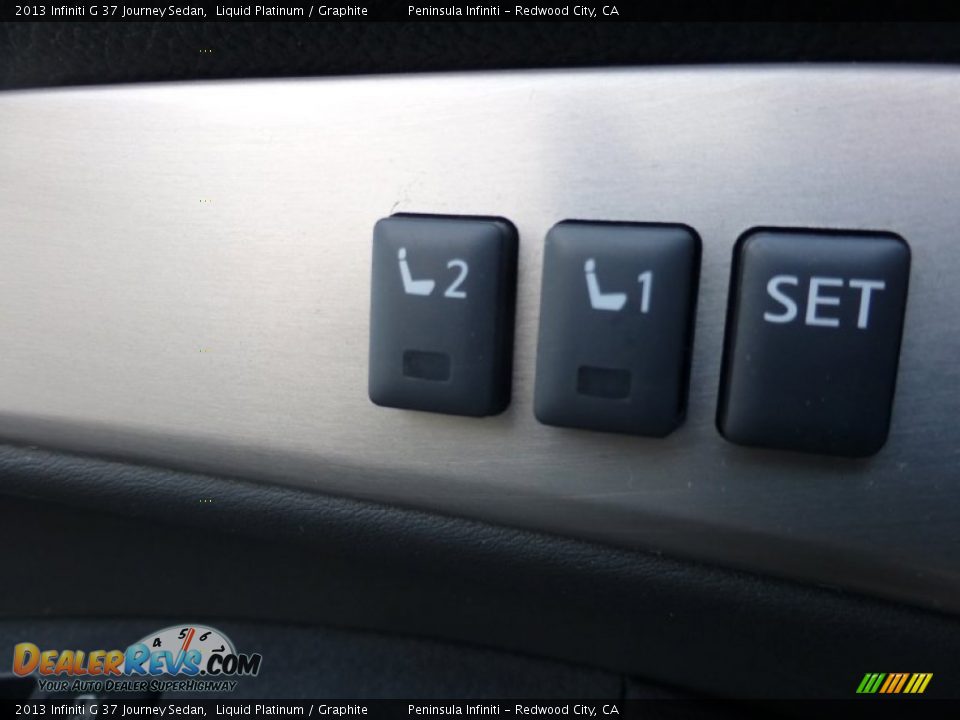 2013 Infiniti G 37 Journey Sedan Liquid Platinum / Graphite Photo #26