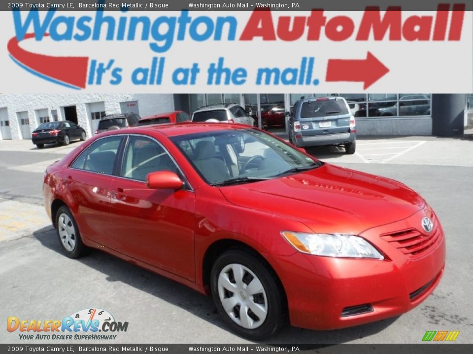 2009 Toyota Camry LE Barcelona Red Metallic / Bisque Photo #1