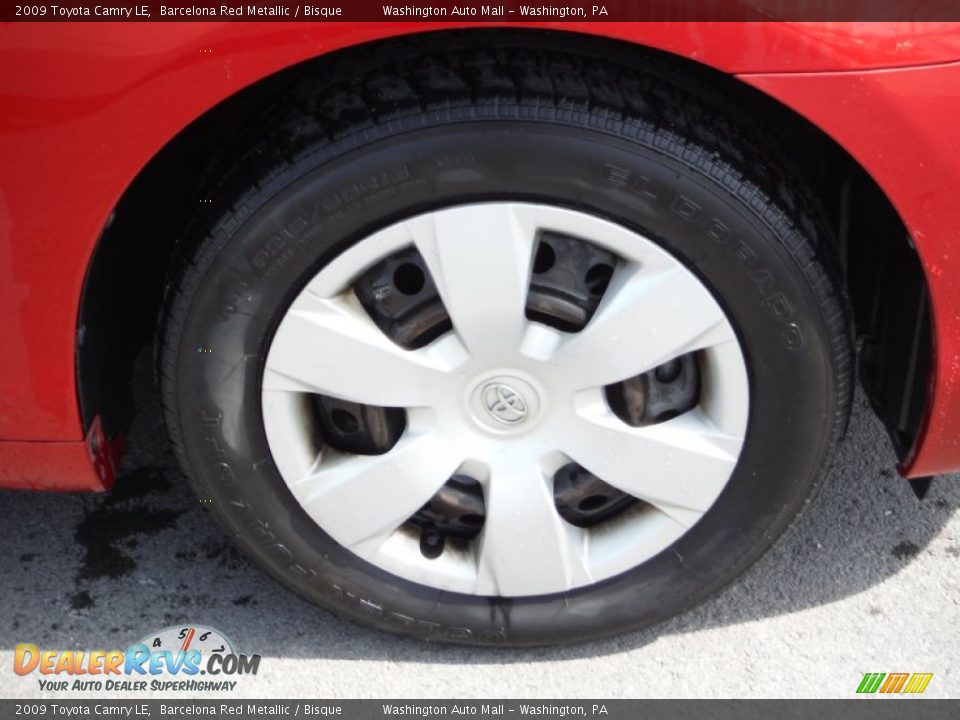 2009 Toyota Camry LE Barcelona Red Metallic / Bisque Photo #3