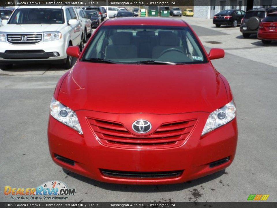 2009 Toyota Camry LE Barcelona Red Metallic / Bisque Photo #4