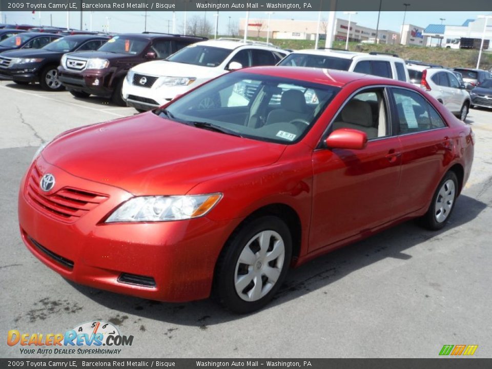 2009 Toyota Camry LE Barcelona Red Metallic / Bisque Photo #5