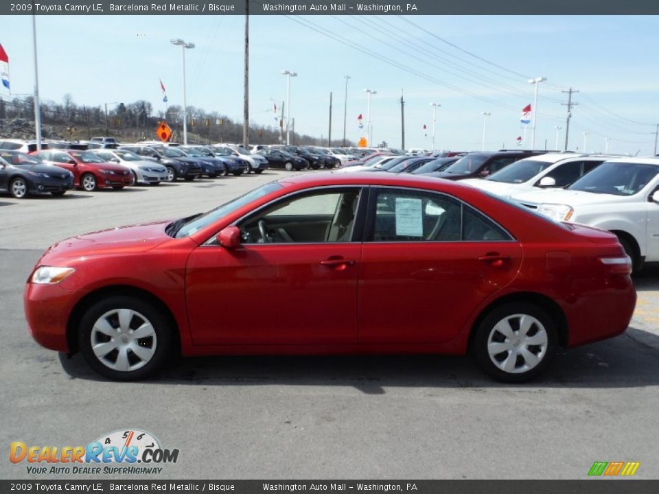 2009 Toyota Camry LE Barcelona Red Metallic / Bisque Photo #6