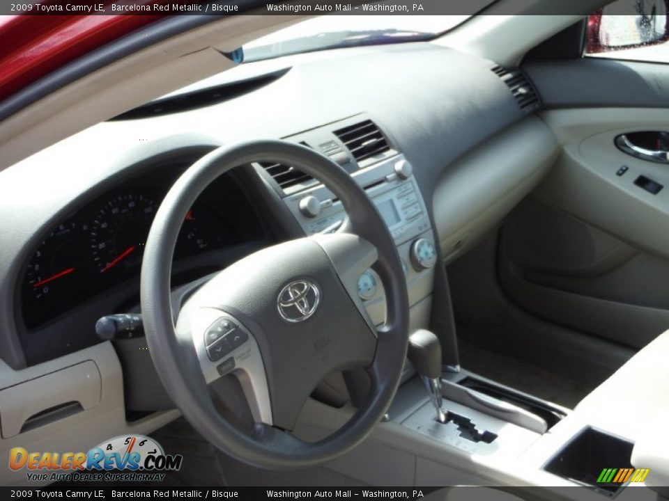 2009 Toyota Camry LE Barcelona Red Metallic / Bisque Photo #10
