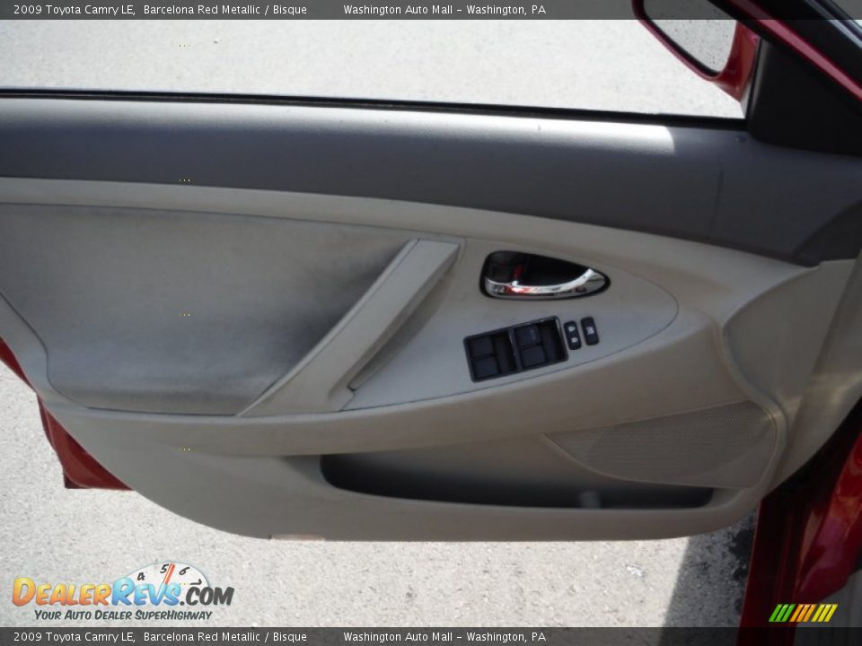 2009 Toyota Camry LE Barcelona Red Metallic / Bisque Photo #13