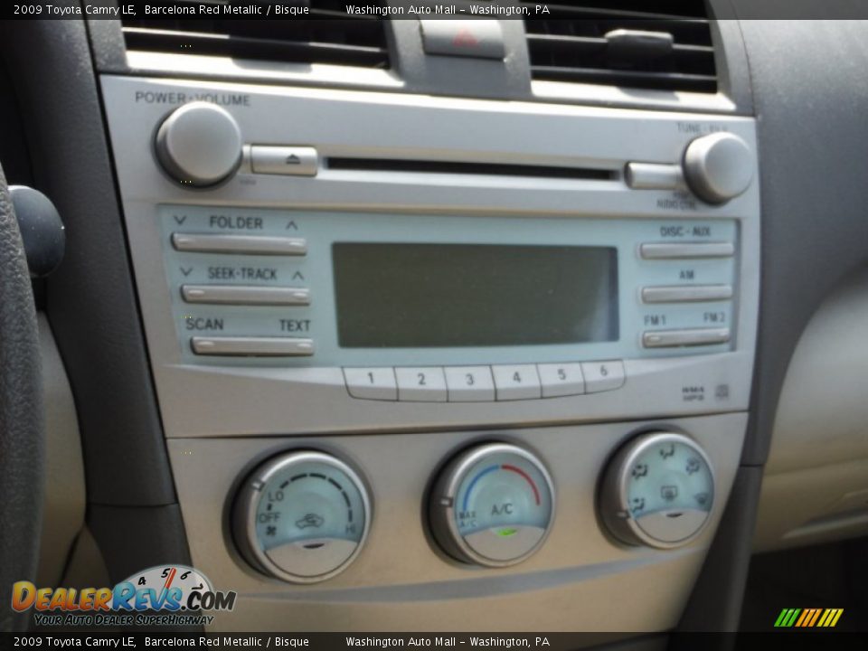 2009 Toyota Camry LE Barcelona Red Metallic / Bisque Photo #14