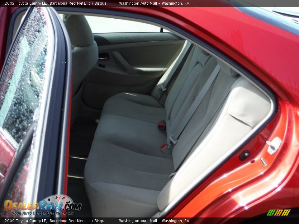 2009 Toyota Camry LE Barcelona Red Metallic / Bisque Photo #17