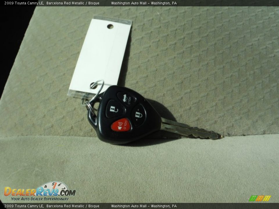 2009 Toyota Camry LE Barcelona Red Metallic / Bisque Photo #18