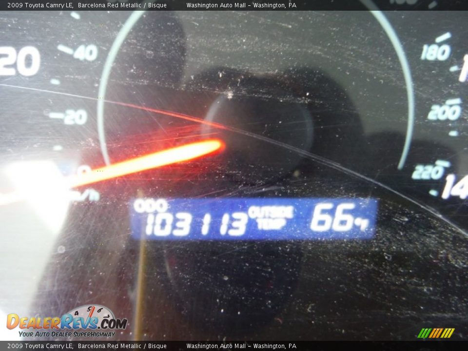 2009 Toyota Camry LE Barcelona Red Metallic / Bisque Photo #20