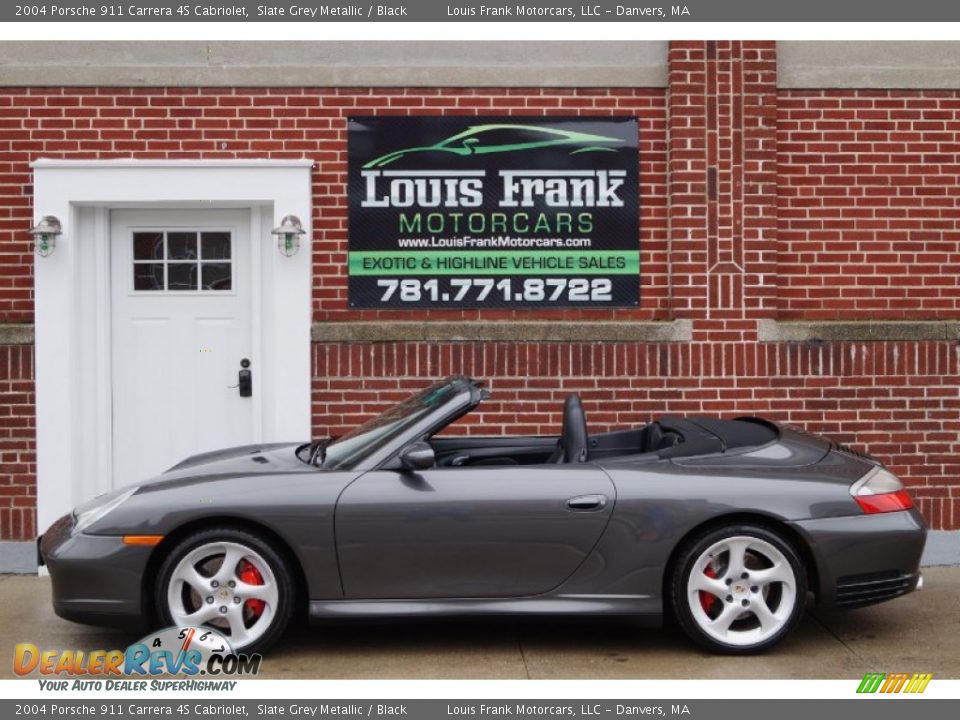 2004 Porsche 911 Carrera 4S Cabriolet Slate Grey Metallic / Black Photo #1