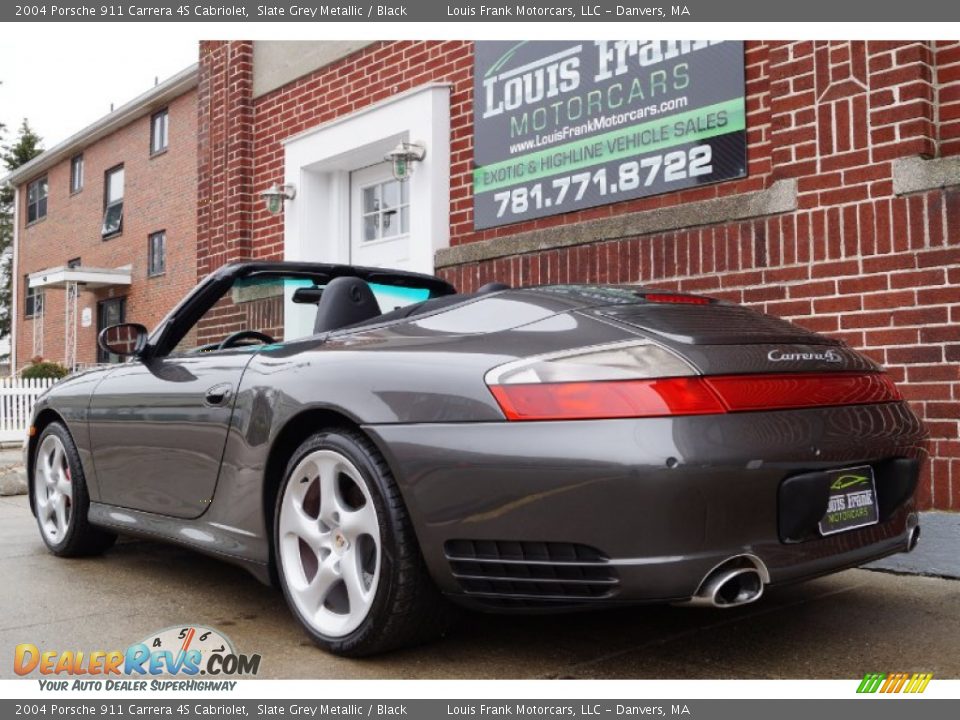 2004 Porsche 911 Carrera 4S Cabriolet Slate Grey Metallic / Black Photo #3