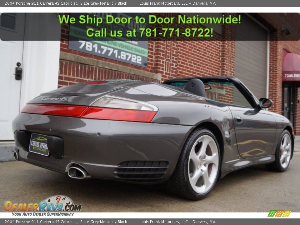 2004 Porsche 911 Carrera 4S Cabriolet Slate Grey Metallic / Black Photo #5