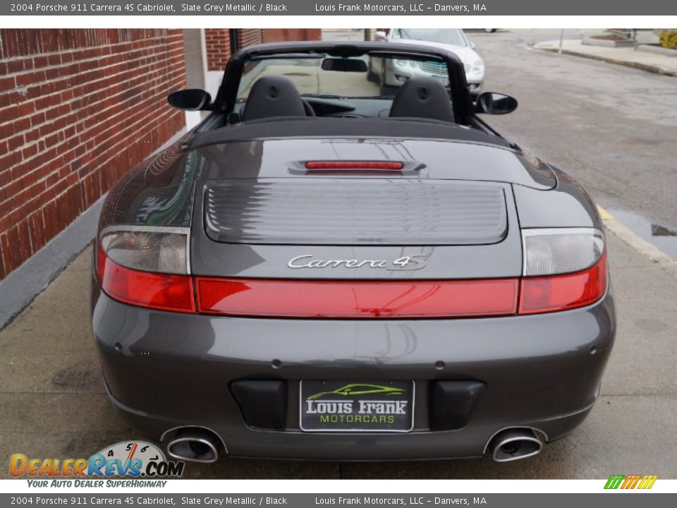 2004 Porsche 911 Carrera 4S Cabriolet Slate Grey Metallic / Black Photo #8