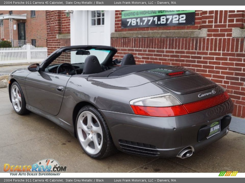 2004 Porsche 911 Carrera 4S Cabriolet Slate Grey Metallic / Black Photo #12
