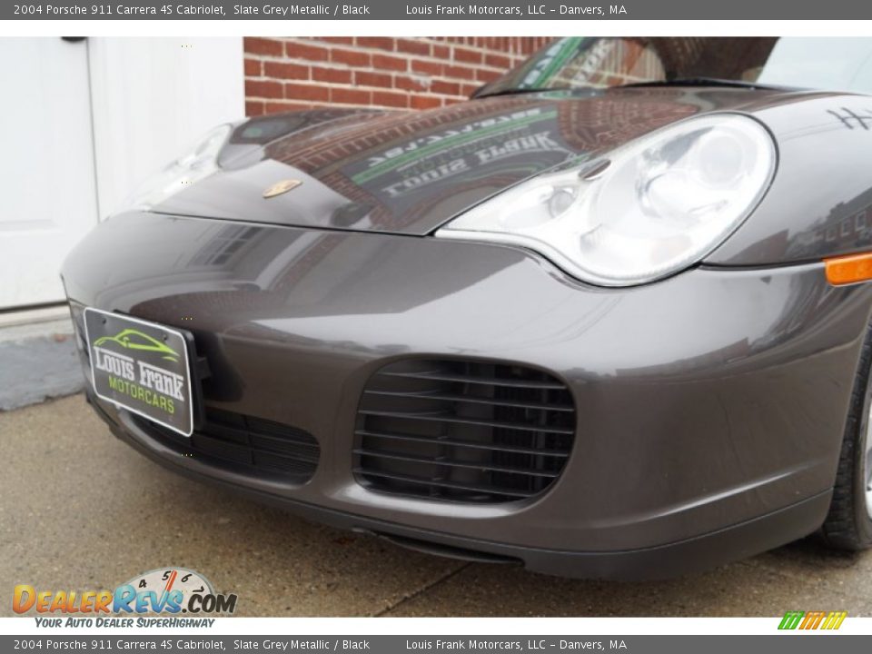 2004 Porsche 911 Carrera 4S Cabriolet Slate Grey Metallic / Black Photo #13